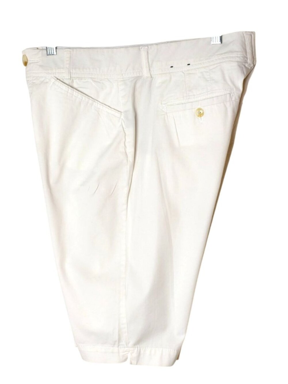 Jonathan Ross Womens 4 Bermuda Shorts White Stretch Easy Tummy Control Casual - Picture 4 of 7